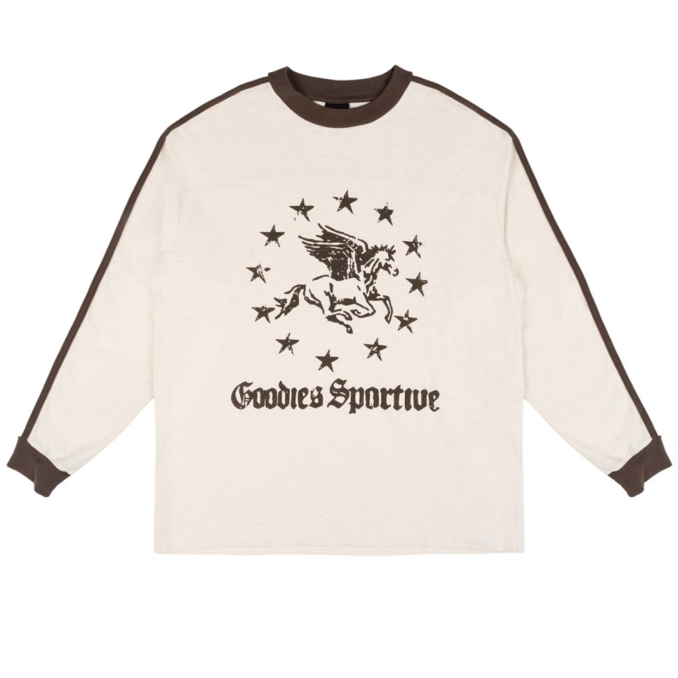 Goodies Sportive Sporty 80's Longsleeve T-shirt Offwhite