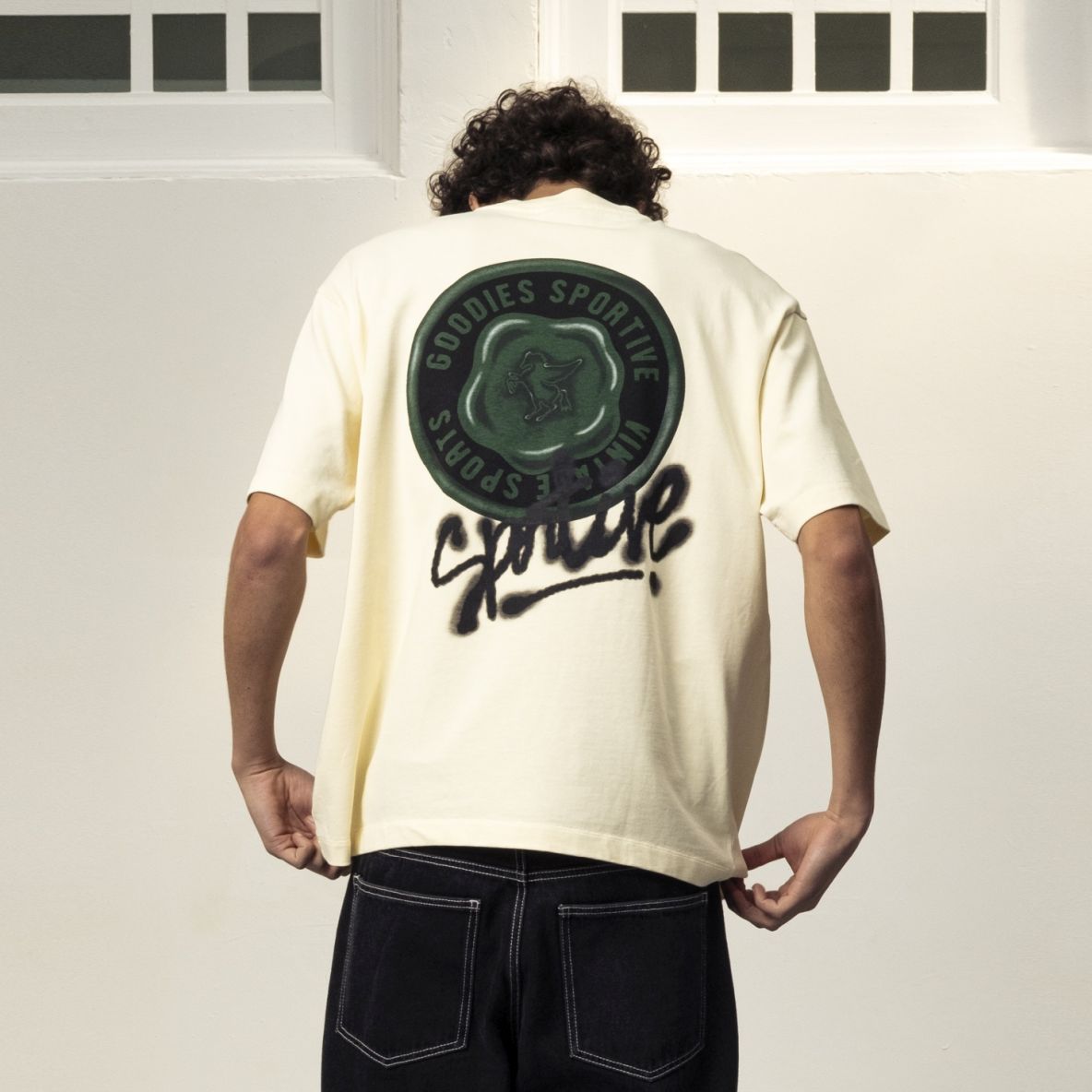 Goodies Sportive Vintage Sportive T-shirt Offwhite