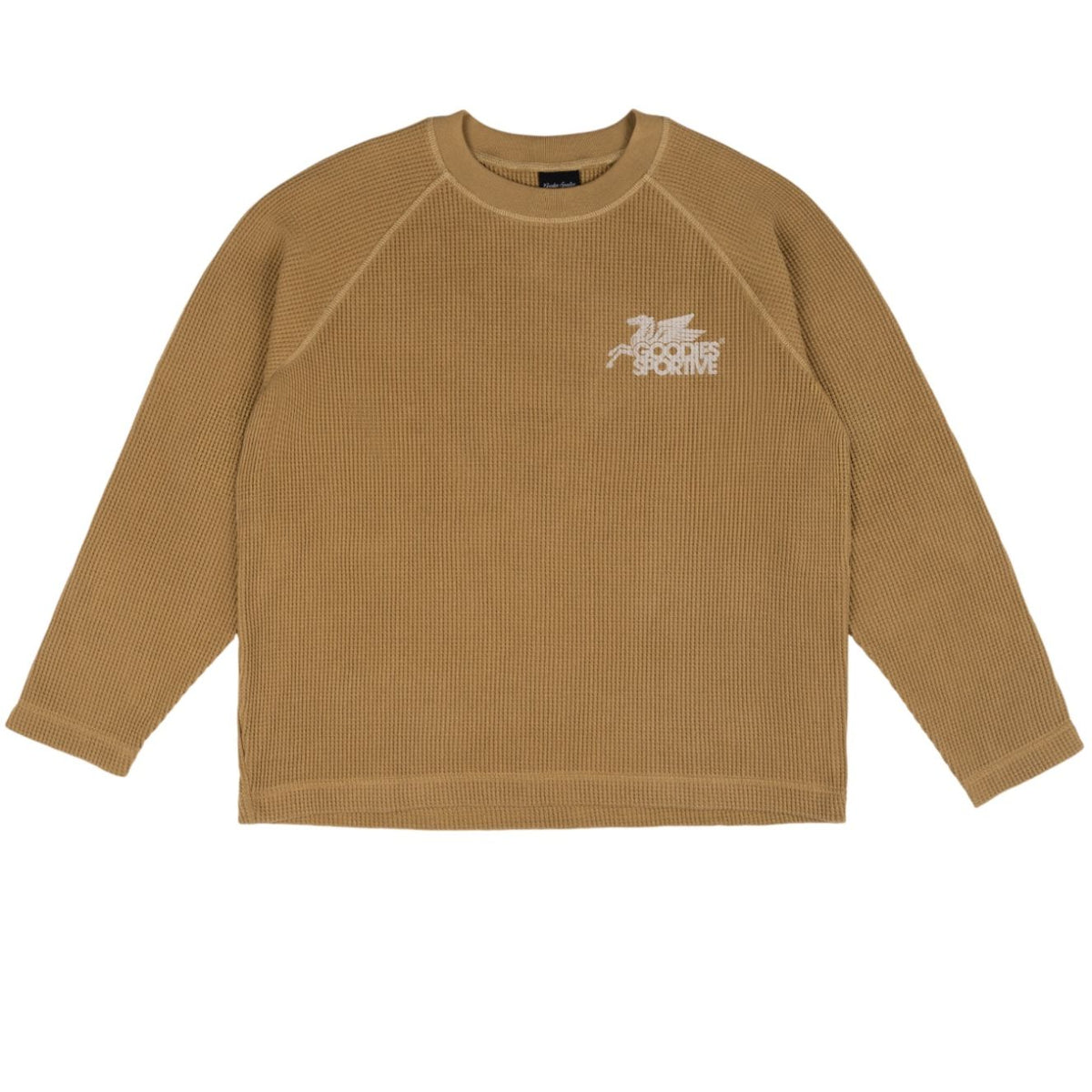 Goodies Sportive Waffle Longsleeve T-shirt Dunkelgrün