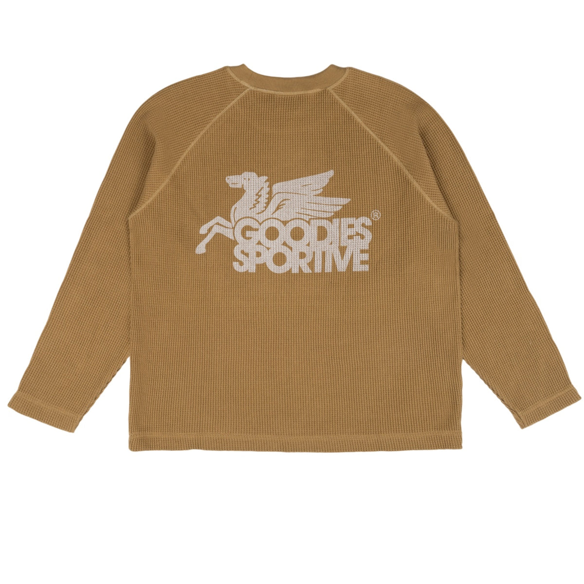 Goodies Sportive Waffle Longsleeve T-shirt Dunkelgrün