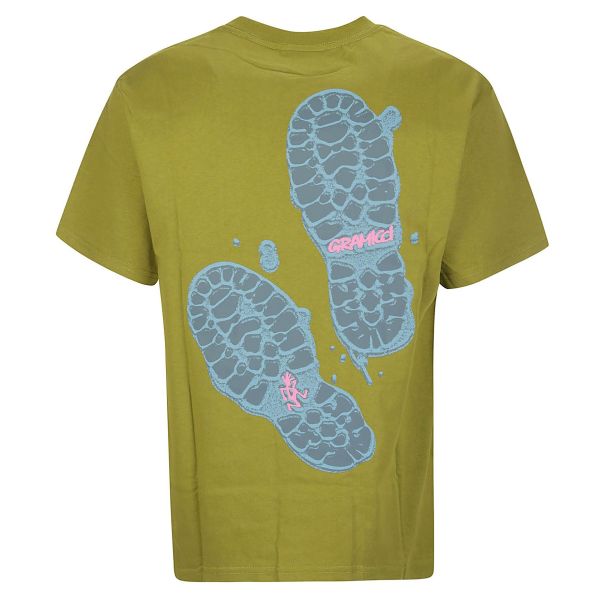 Gramicci Footprints T-shirt Groen