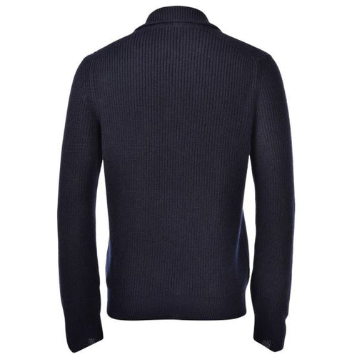 Gran Sasso Tennis Longsleeve Polo Navy