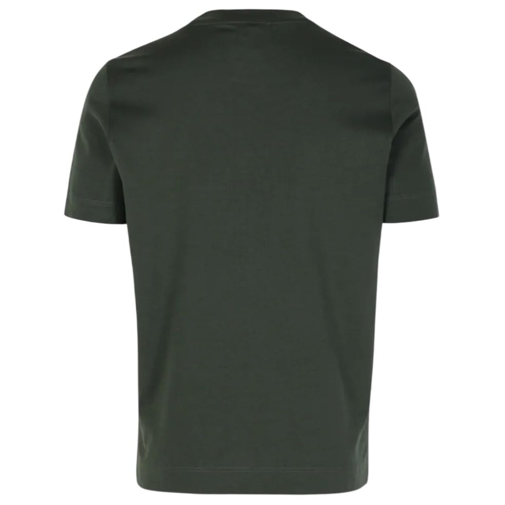 Gran Sasso Baumwoll-T-shirt Dunkelgrün