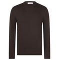 Gran Sasso Fine Merino-Pullover Braun
