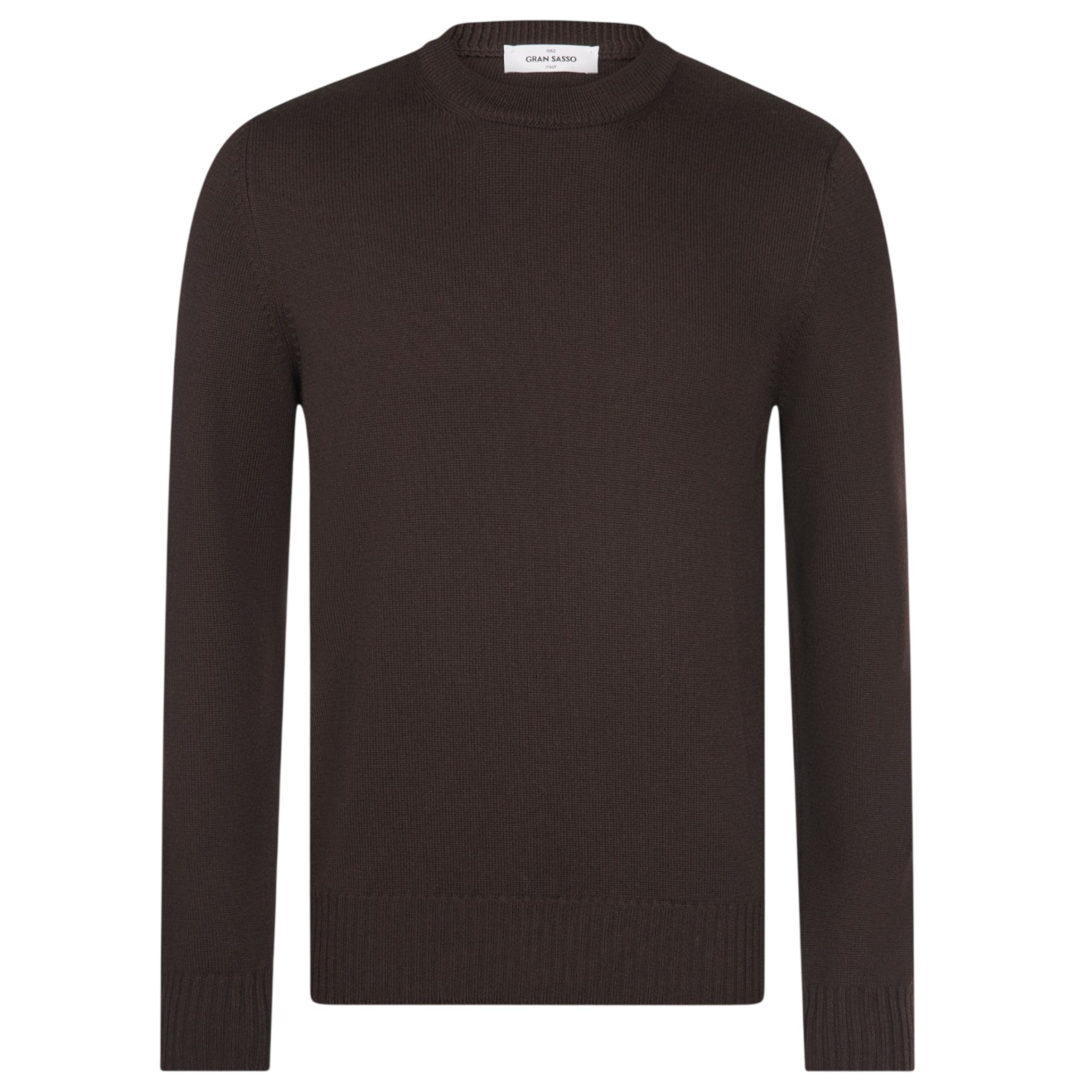 Gran Sasso Fine Merino-Pullover Braun