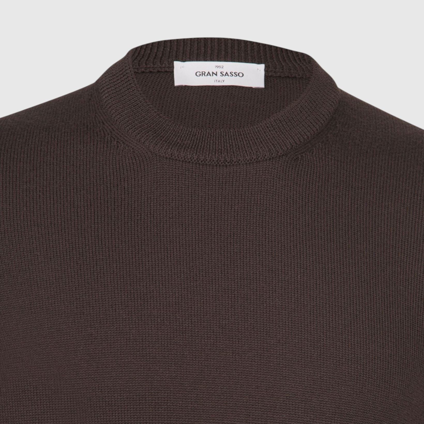 Gran Sasso Fine Merino-Pullover Braun