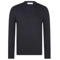 Gran Sasso Fine Merino-Pullover Marine