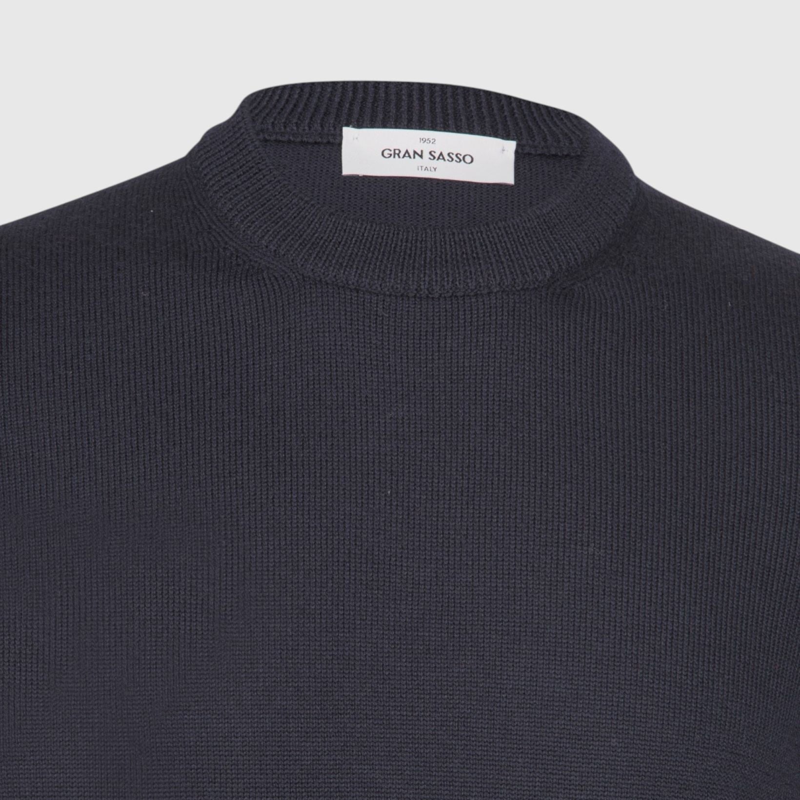 Gran Sasso Fine Merino-Pullover Marine