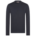 Gran Sasso Langarm-T-shirt Marine