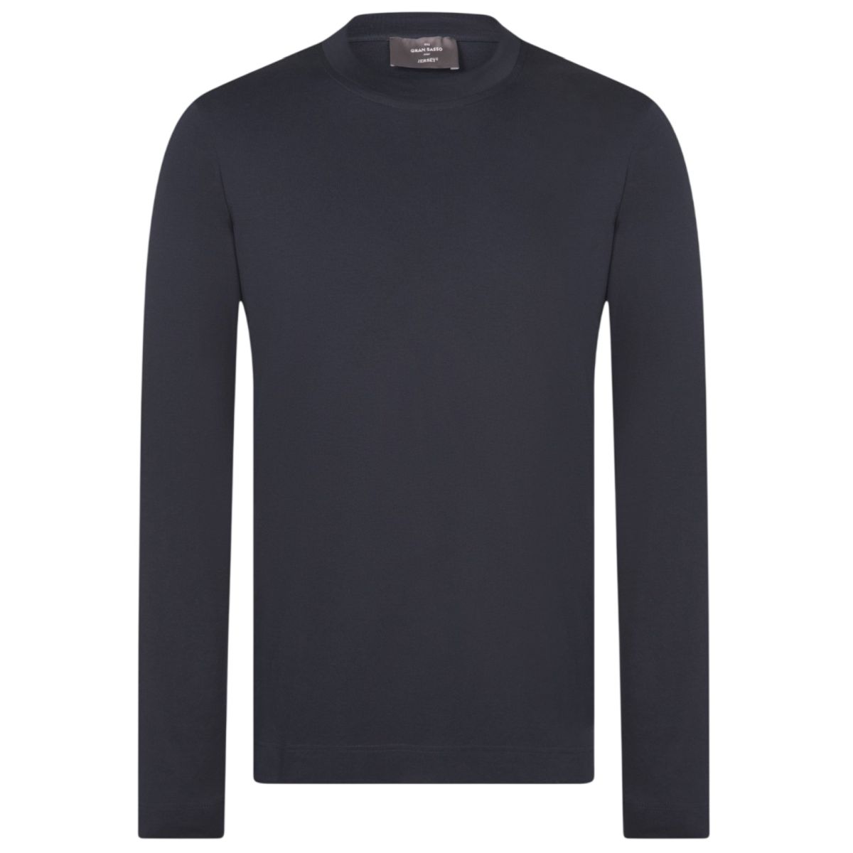 Gran Sasso Langarm-T-shirt Marine