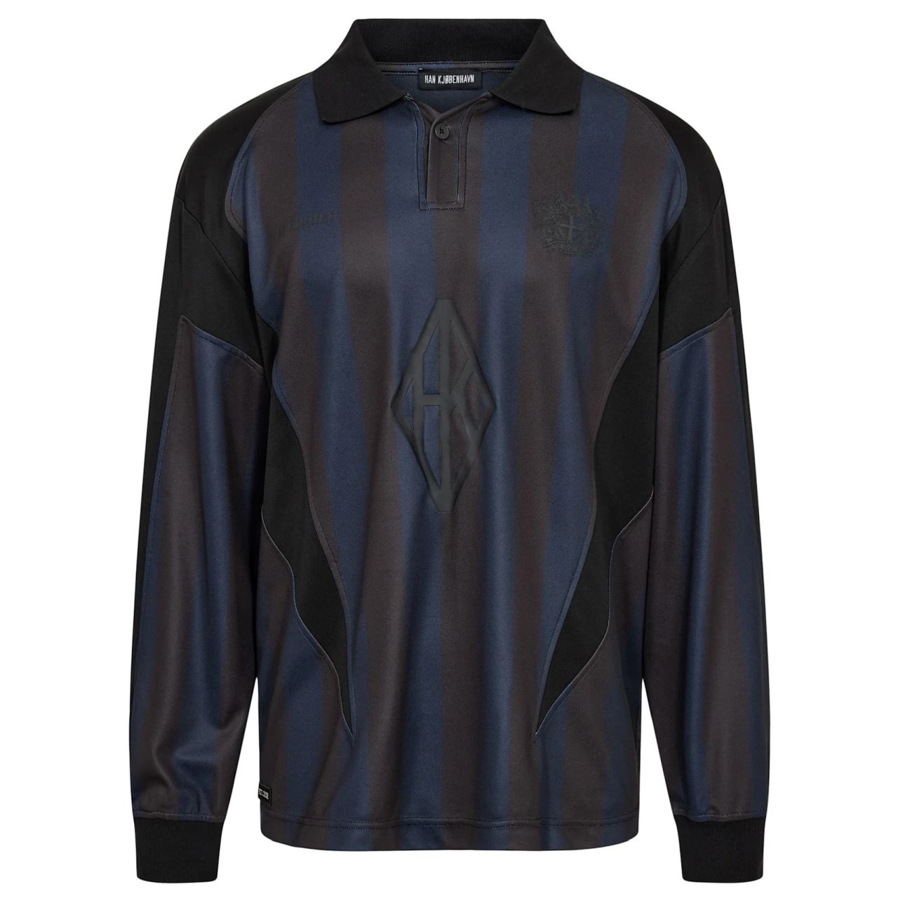 Han Kjøbenhavn Fußball-Langarm-T-shirt Marine