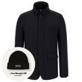 Herno Stehkragen-Jacke Schwarz