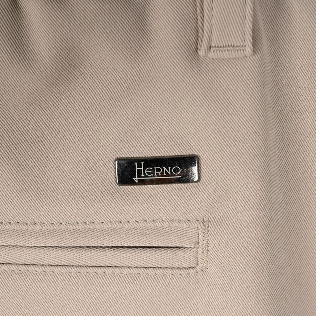Herno Cotton-Effect Stretch Hose Beige