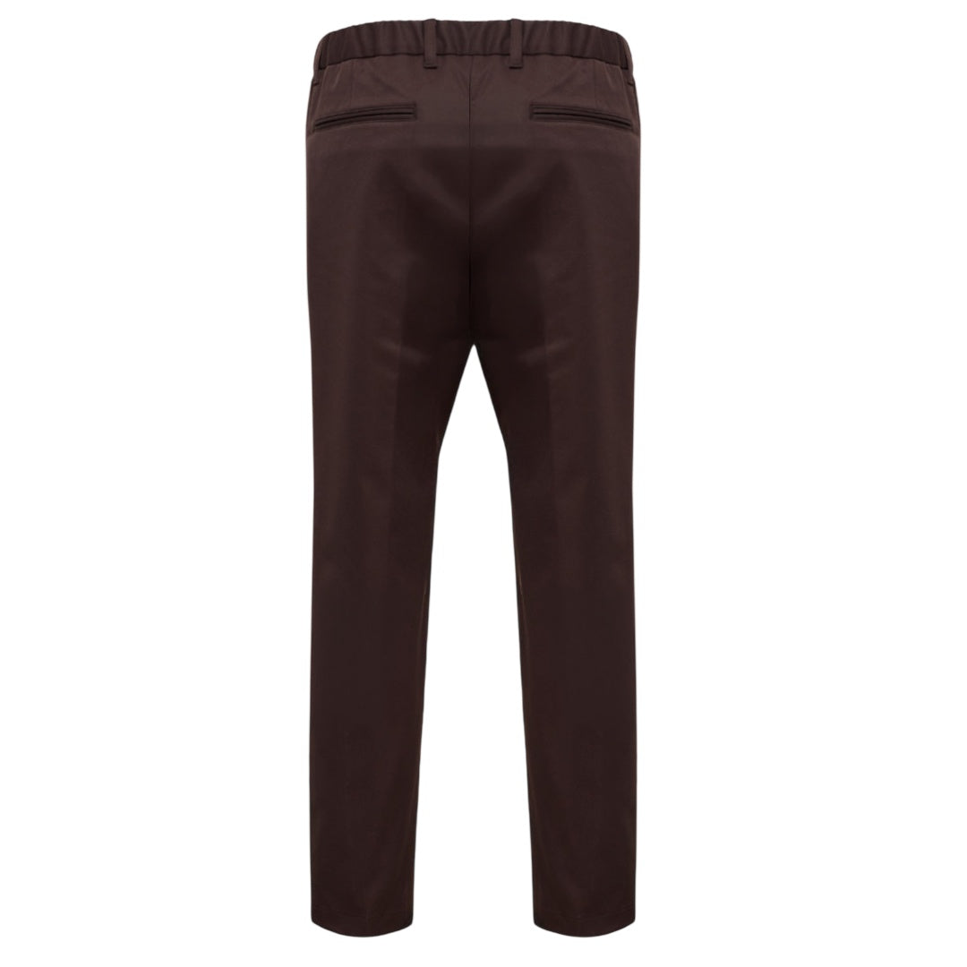 Herno Cotton-Effect Stretch Hose Braun