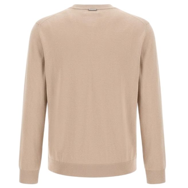 Herno Cotton & Cashmere Langarm-T-shirt Beige
