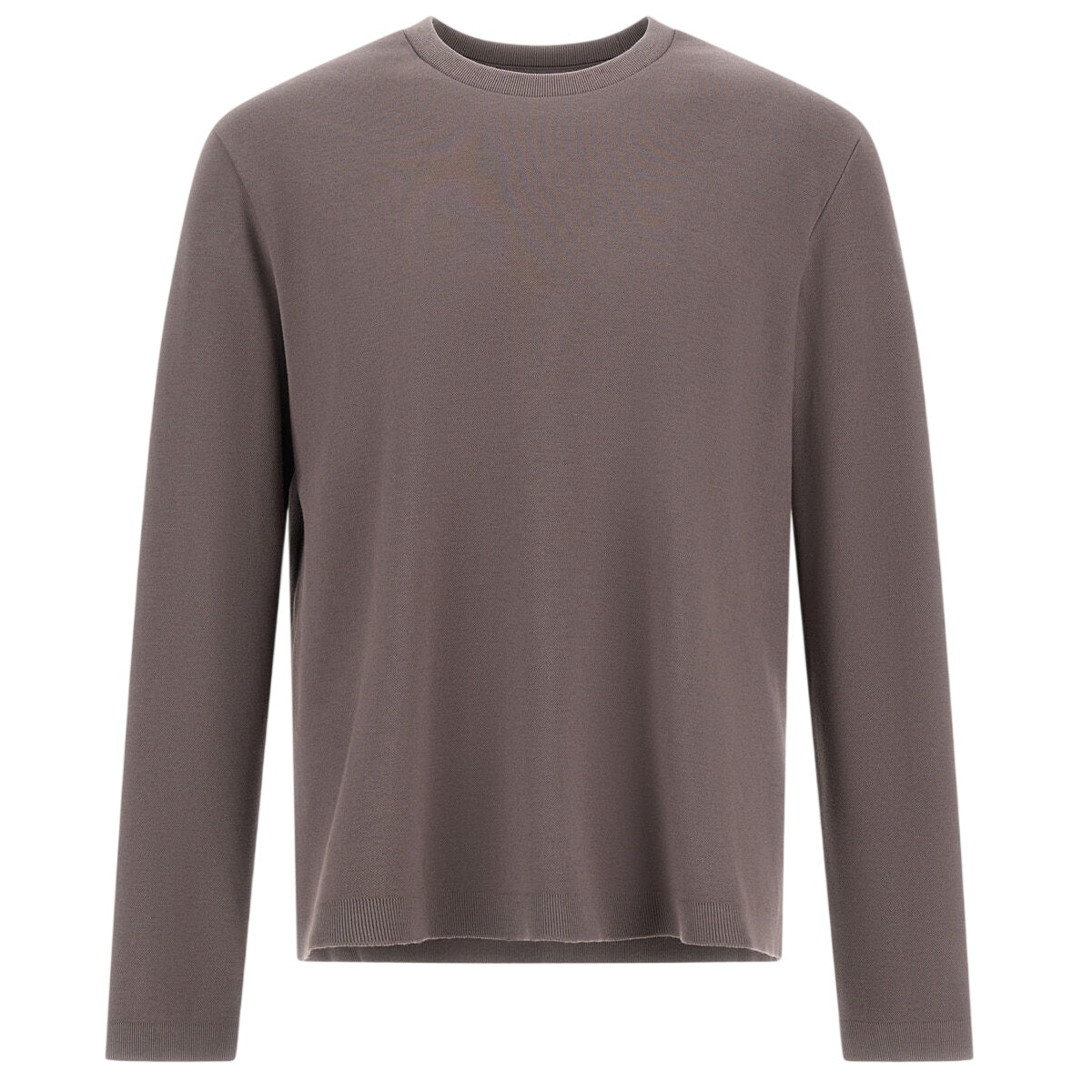 Herno Cotton & Cashmere Langarm-T-shirt Braun