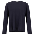 Herno Cotton & Cashmere Langarm-T-shirt Marine