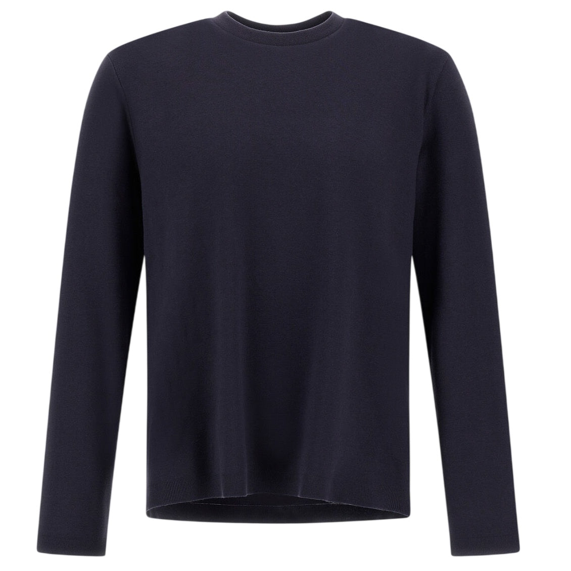 Herno Cotton & Cashmere Langarm-T-shirt Marine