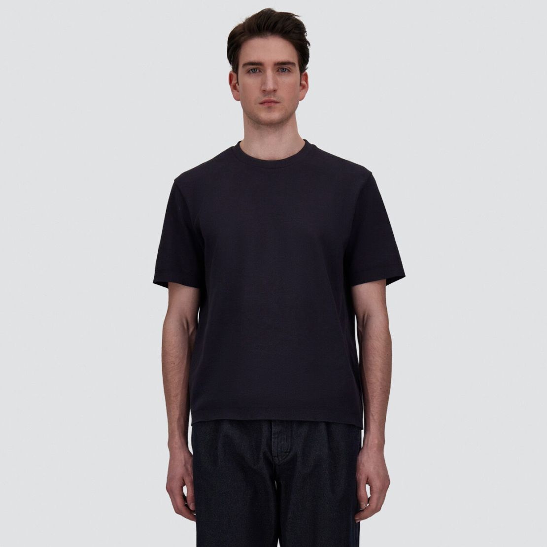 Herno Cotton & Cashmere T-shirt Marine