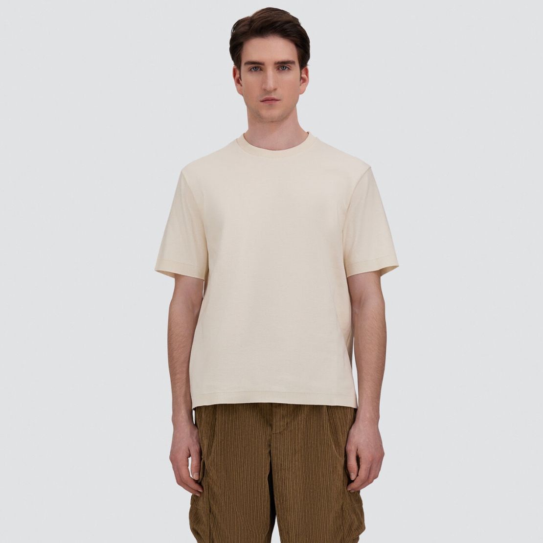 Herno Cotton & Cashmere T-shirt Weiß