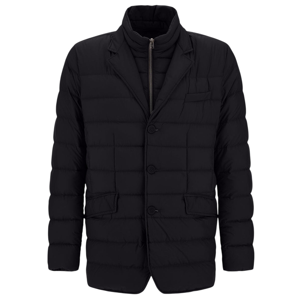 Herno La Giacca Quilted Jacke Schwarz