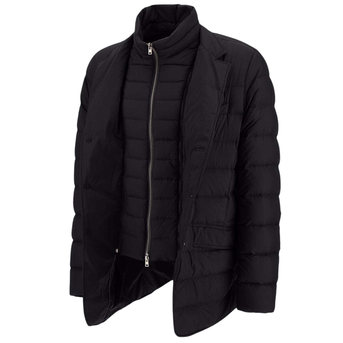 Herno La Giacca Quilted Jacke Schwarz