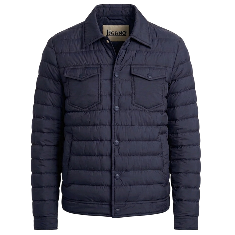 Herno Legend Denim-Jacke Marine