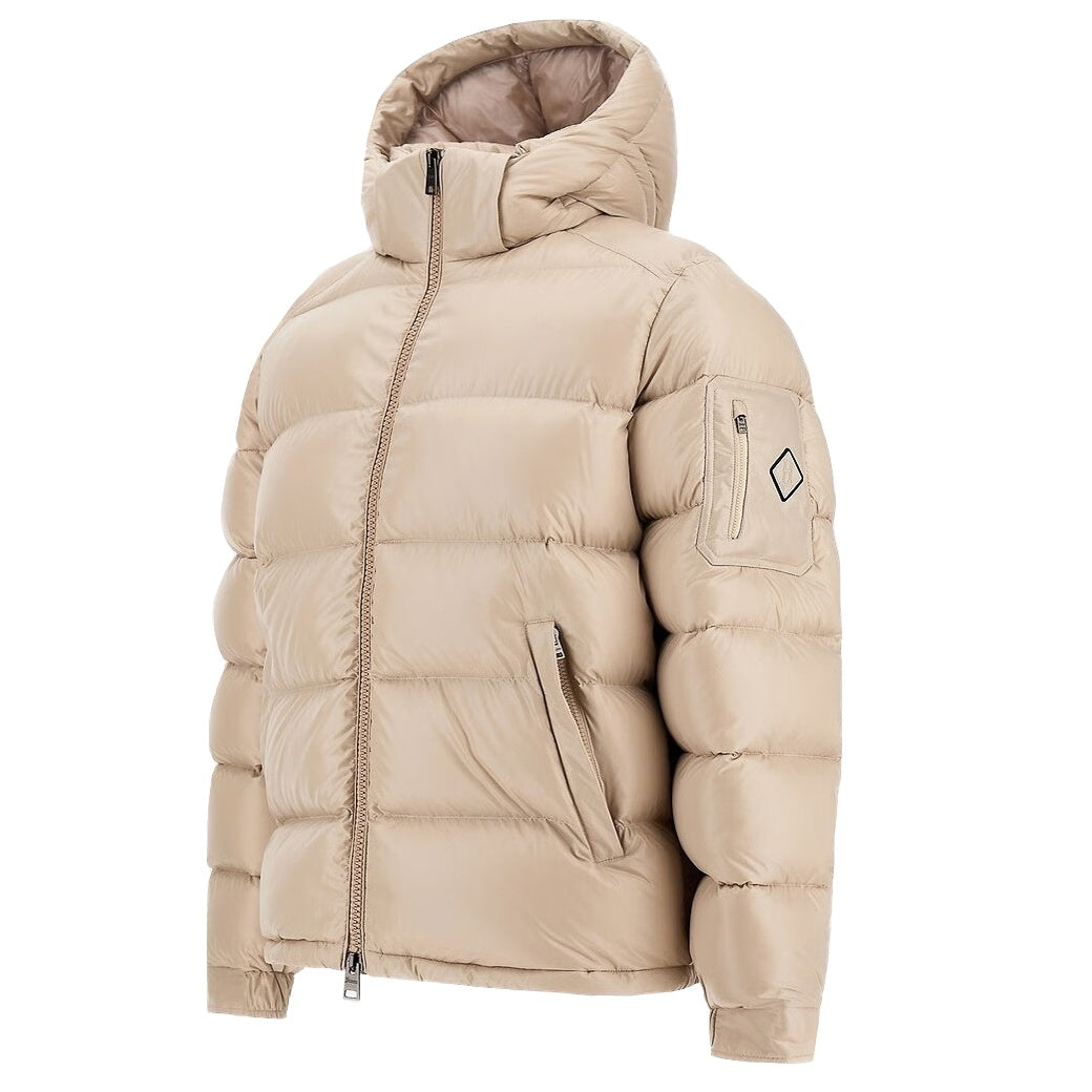 Herno Shiny Quilted Pufferjacke Beige