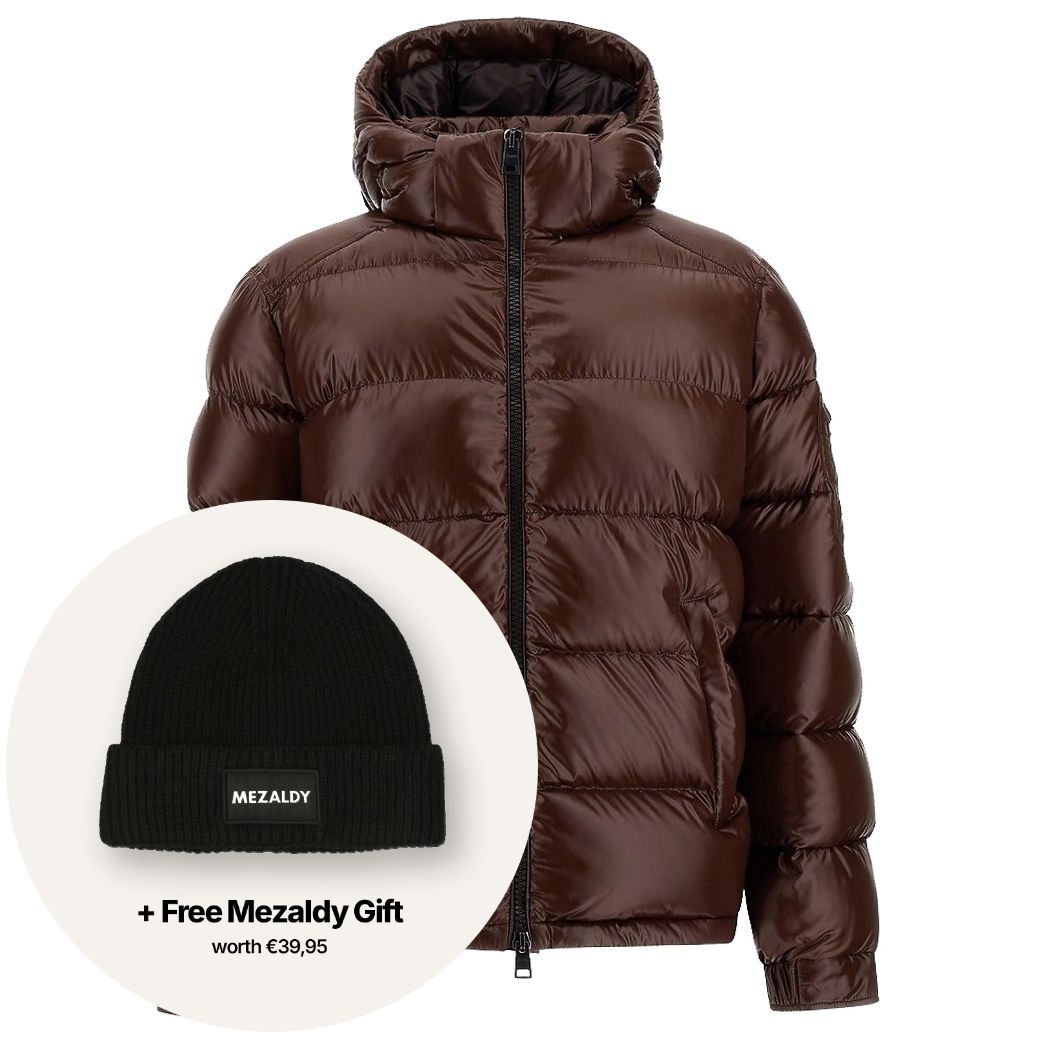 Herno Shiny Quilted Pufferjacke Braun