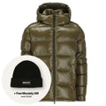 Herno Shiny Quilted Pufferjacke Dunkelgrün