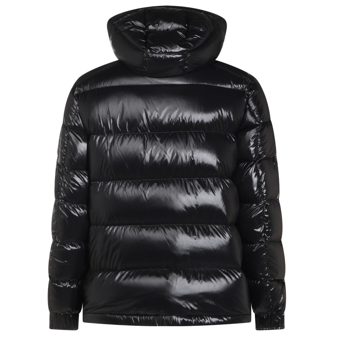 Herno  Shiny Quilted Pufferjacke Schwarz