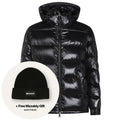 Herno  Shiny Quilted Pufferjacke Schwarz