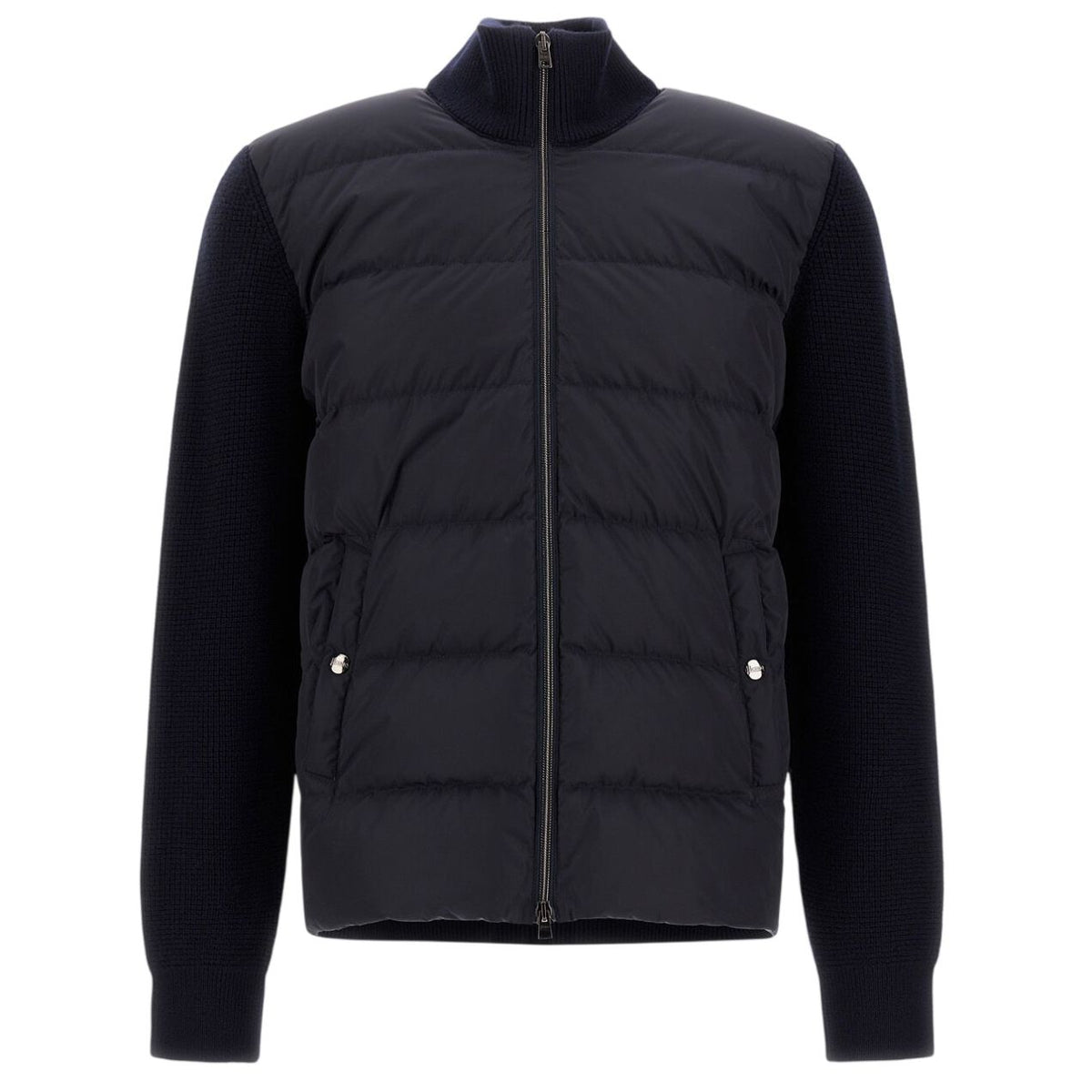 Herno Woll-Cardigan-Jack Marine