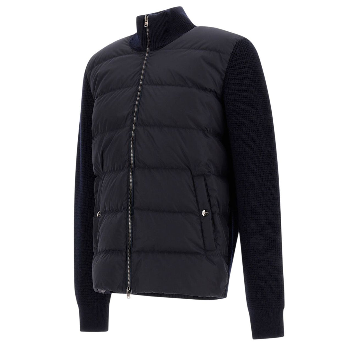 Herno Woll-Cardigan-Jack Marine