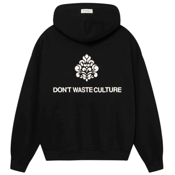 Don’t Waste Culture Puro Kapuzenpullover Schwarz