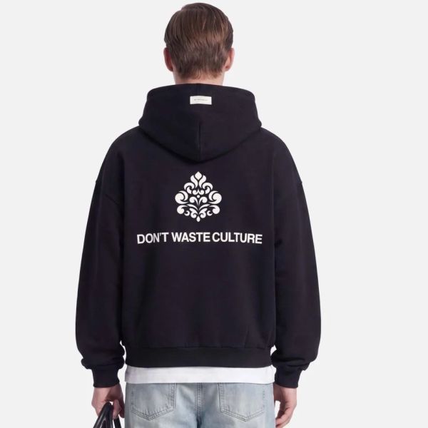 Don’t Waste Culture Puro Kapuzenpullover Schwarz