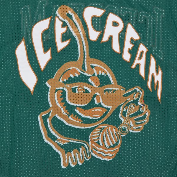 Icecream Cherry Applique Football Top Groen