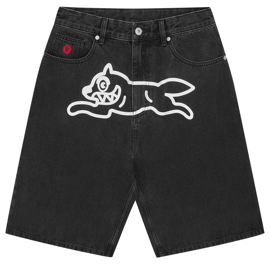 Icecream Running Dog Triple Scoop Korte Broek Zwart