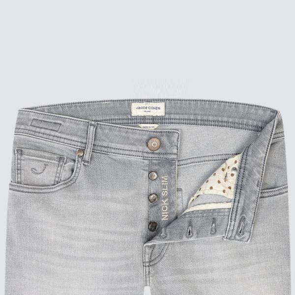 Jacob Cohën Nick Slim Jeans 900D Grijs