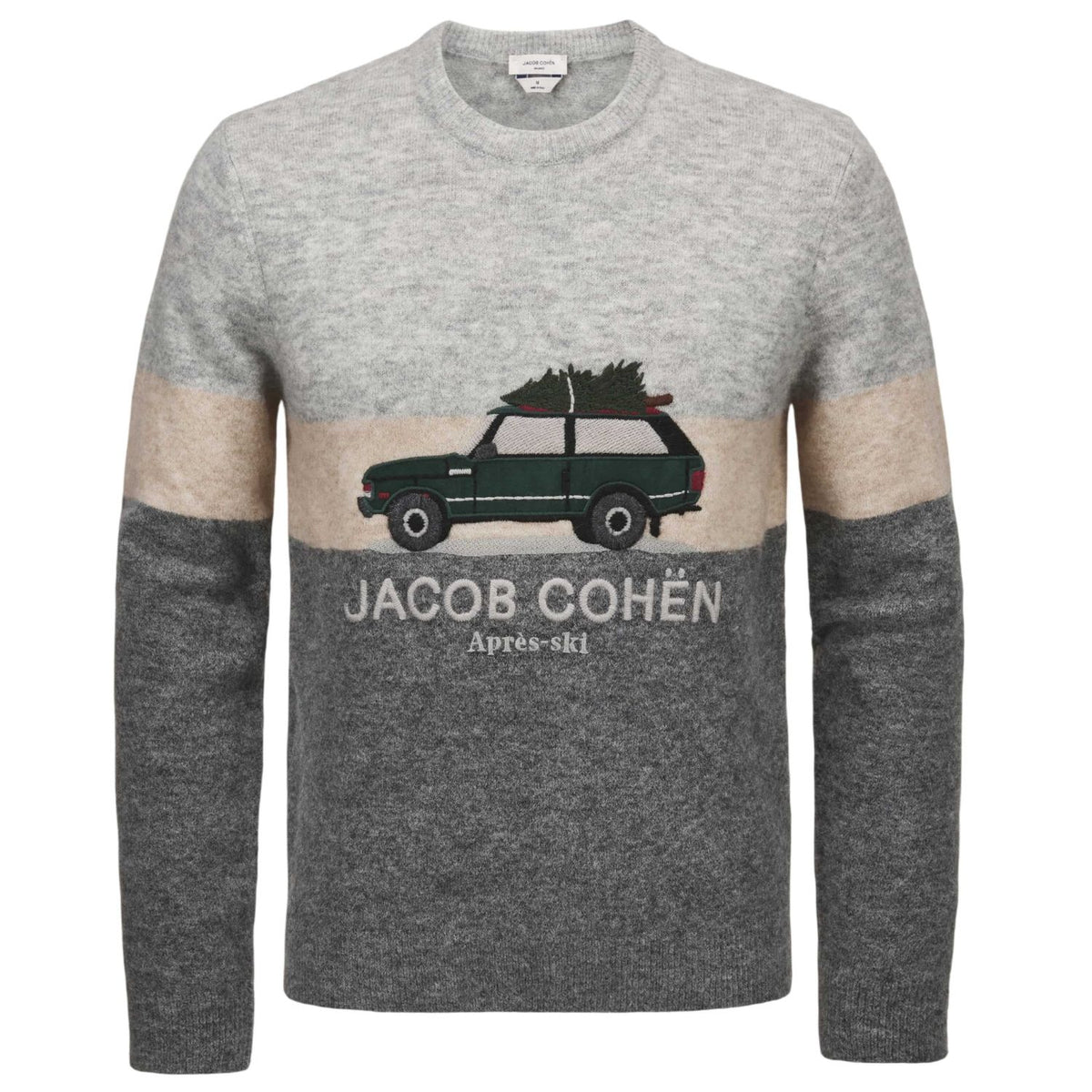 Jacob Cohën Après-Ski-Strickpullover Grau