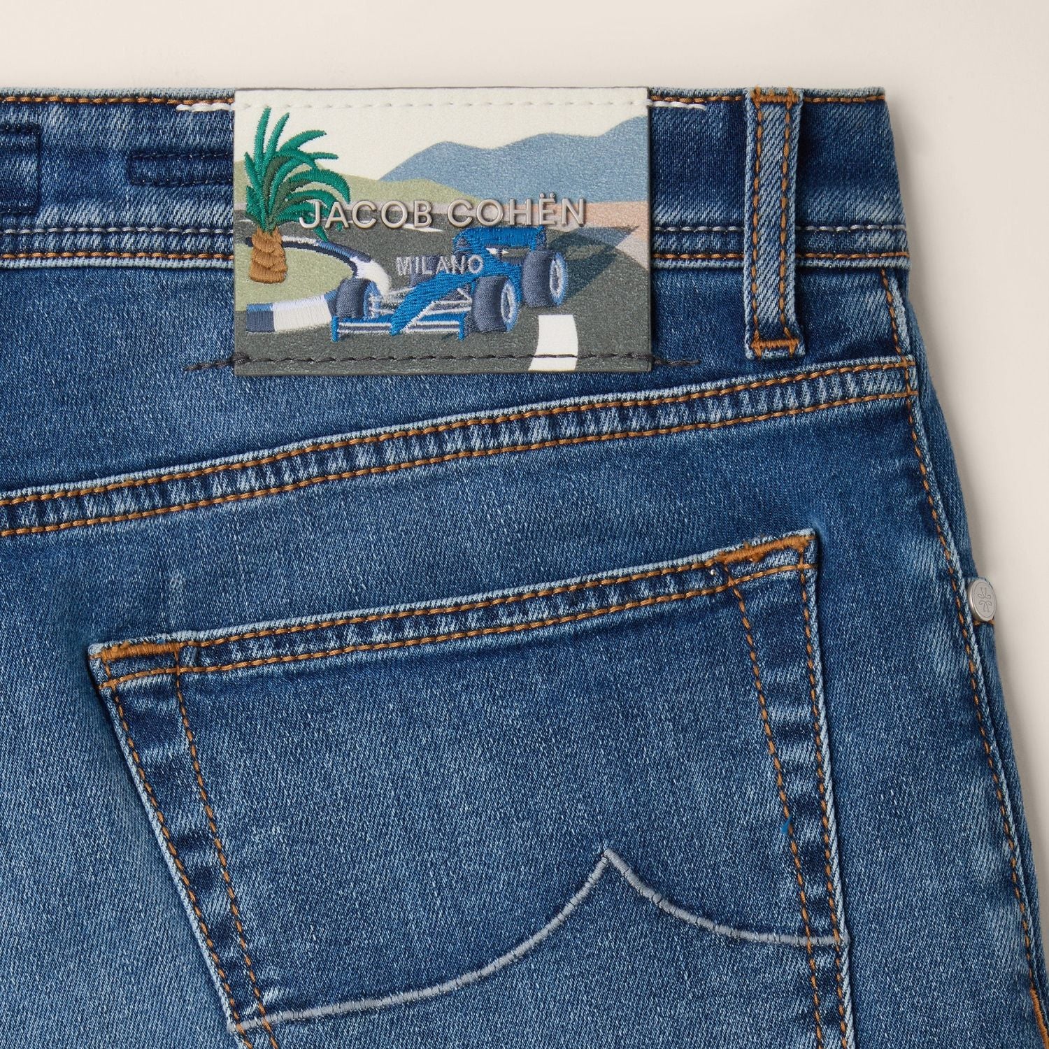 Jacob Cohën Bard Jeans 300D Hellblau