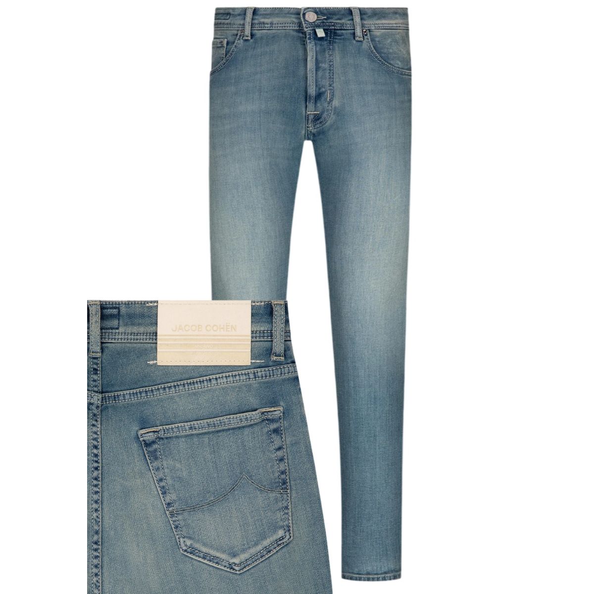 Jacob Cohën Nick Super Slim Jeans 300D Hellblau