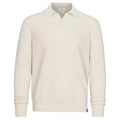 Jacob Cohën Kaschmir-Langarm-Poloshirt Beige