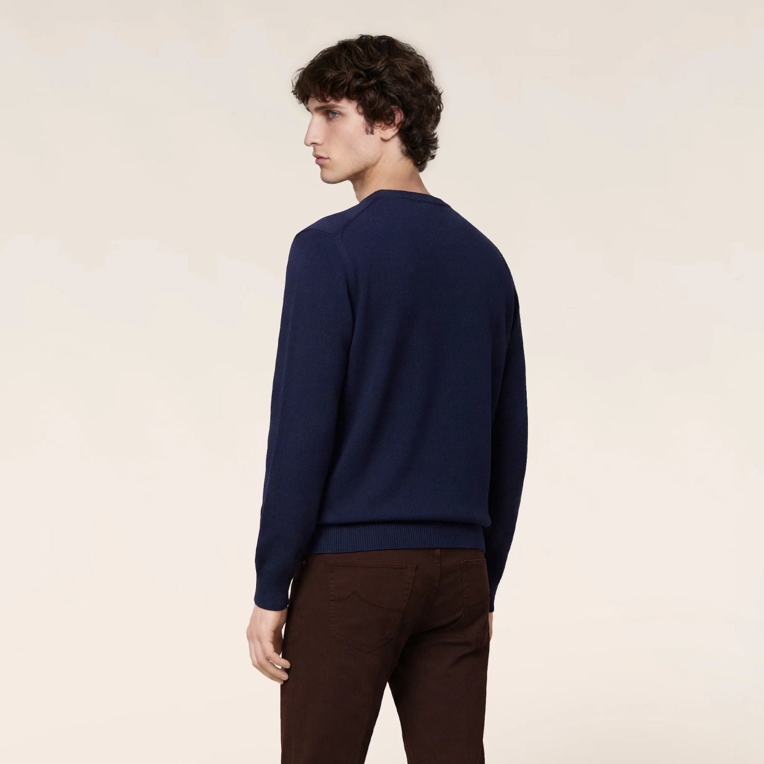 Jacob Cohën Kaschmir Pullover Dunkelblau