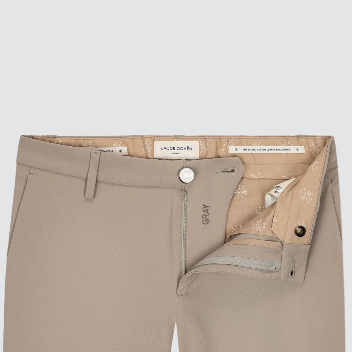 Jacob Cohën Gray Hose D17 Beige