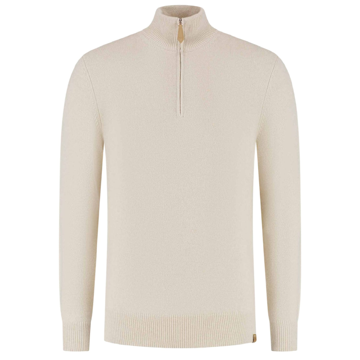 Jacob Cohën Half-Zip Pullover Beige