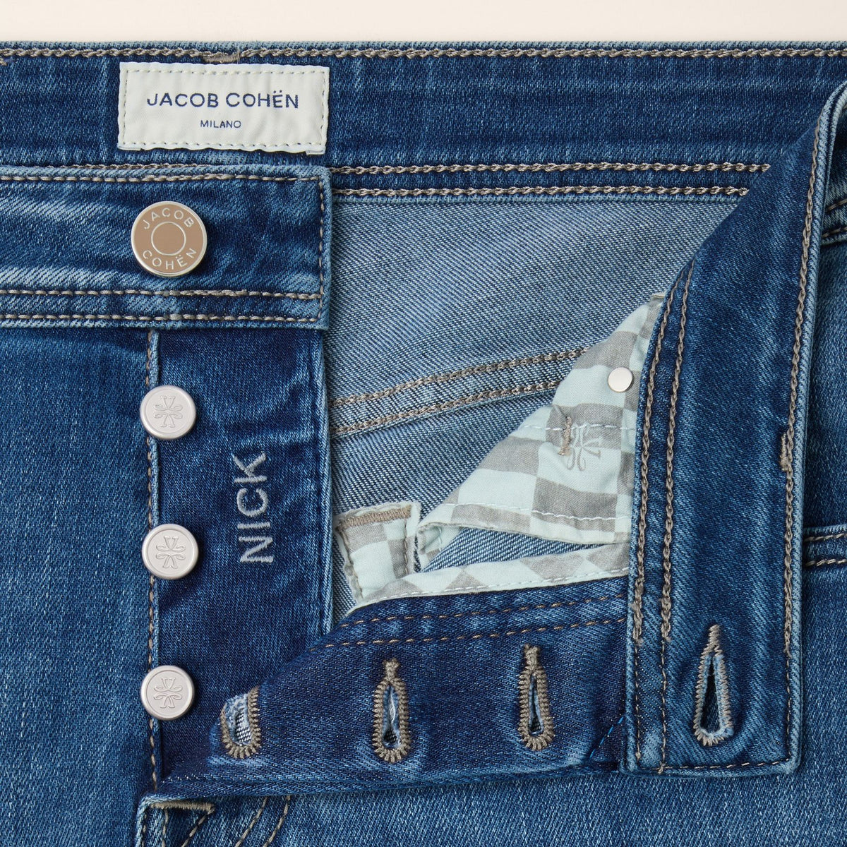 Jacob Cohën Nick Slim Jeans 300D Hellblau