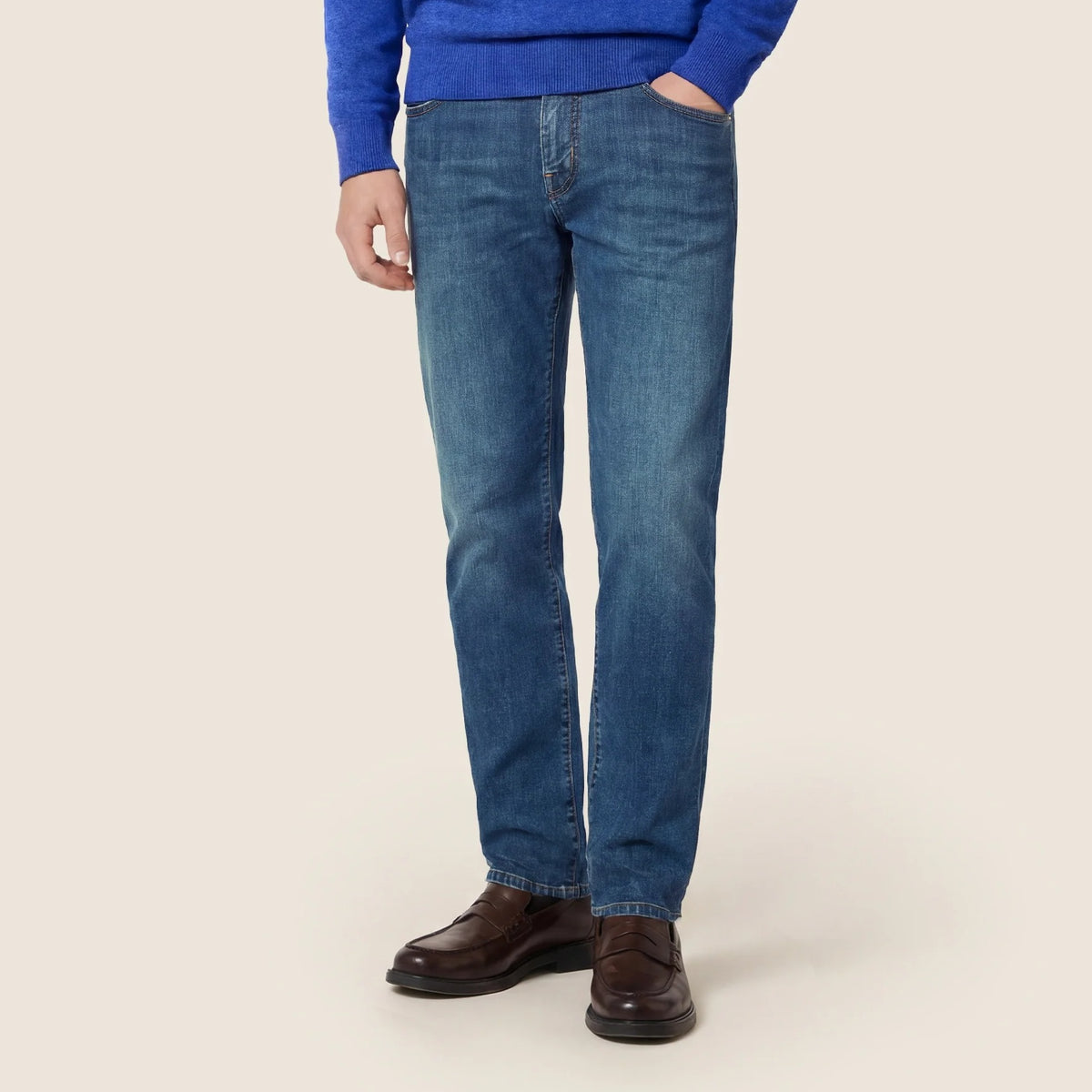 Jacob Cohën Nick Slim Jeans 300D Hellblau