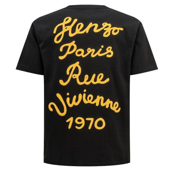 Kenzo Rue Vivienne Oversized T-shirt Zwart