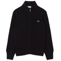 Lacoste Carded Wool Vest Zwart